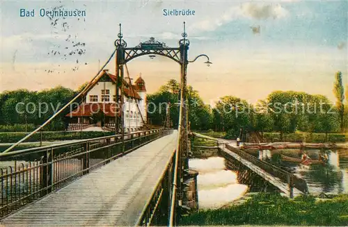 AK / Ansichtskarte Bad_Oeynhausen Sielbruecke Bad_Oeynhausen