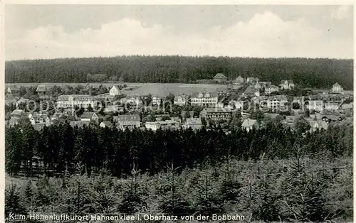 AK / Ansichtskarte Hahnenklee Bockswiese_Harz Blick von der Bobbahn Totalansicht Hahnenklee Bockswiese