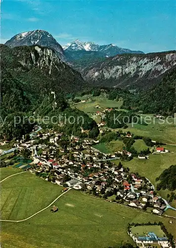 AK / Ansichtskarte Karlstein_Oberbayern mit Ristfeuchthorn und Sonntagshorn Chiemgauer Alpen Karlstein_Oberbayern