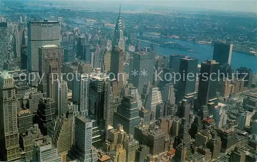 AK / Ansichtskarte New_York_City Viewfrom the Empire State Building Observatory New_York_City