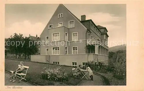 AK / Ansichtskarte Gevelsberg Staedt. Krankenhaus Im Garten Gevelsberg