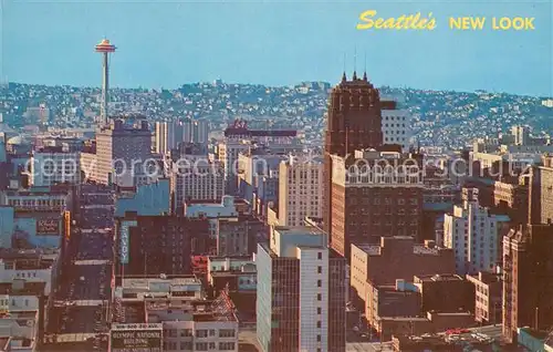 AK / Ansichtskarte Seattle City Air view 