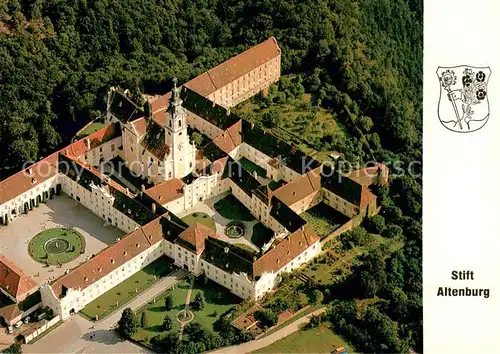 AK / Ansichtskarte Altenburg_Waldviertel Stift Altenburg Fliegeraufnahme Altenburg Waldviertel