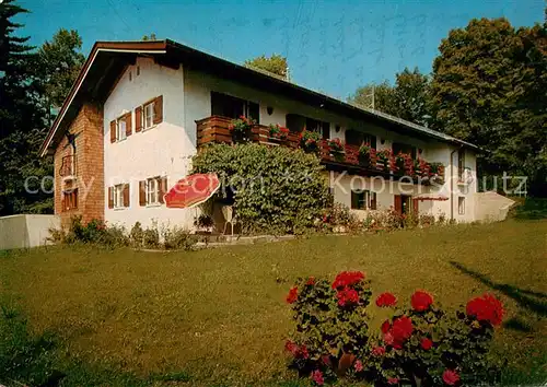 AK / Ansichtskarte Bayerisch_Gmain Gaestehaus Schoelzl Garten Bayerisch Gmain