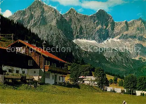 AK / Ansichtskarte Hachau_Ramsau Alpengasthof Zeferer Dachsteingebirge Hachau Ramsau