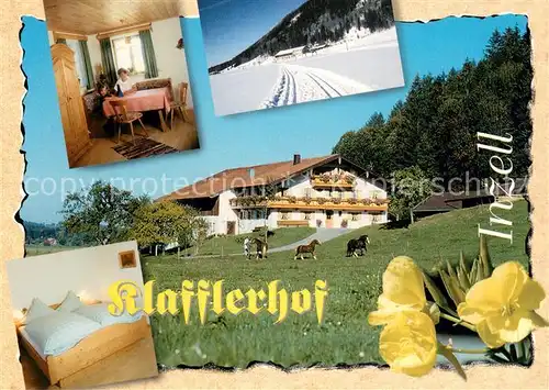 AK / Ansichtskarte Inzell Klafflerhof Gaestehaus Pension Ferienwohnung Pferdekoppel Inzell