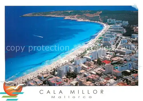 AK / Ansichtskarte Cala_Millor_Mallorca Fliegeraufnahme Cala_Millor_Mallorca