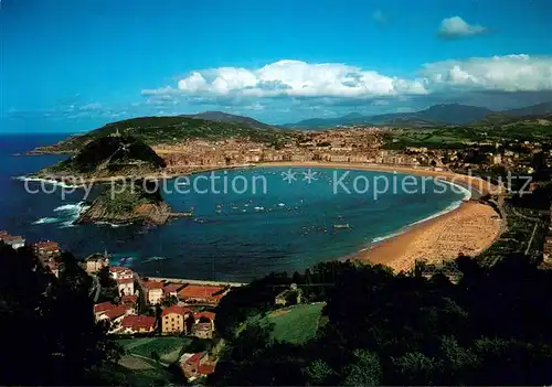 AK / Ansichtskarte San_Sebastian_de_Garabandal Vista general desde el Monte Igueldo San_Sebastian