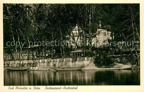 AK / Ansichtskarte Bad_Muenster_Stein_Ebernburg Restaurant_Huttental Bad_Muenster