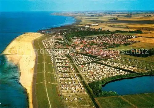 AK / Ansichtskarte Neuharlingersiel Fliegeraufnahme Neuharlingersiel