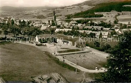 AK / Ansichtskarte Tann_Rhoen Schwimmbad Klein Golfplatz Tann_Rhoen