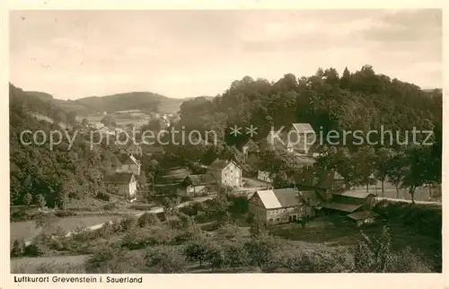 AK / Ansichtskarte Grevenstein Panorama Haus Becker Grevenstein