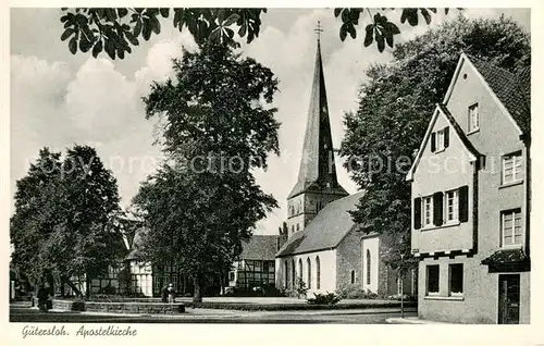 AK / Ansichtskarte Guetersloh Apostelkirche Guetersloh