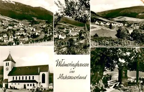 AK / Ansichtskarte Wulmeringhausen Panorama Kirche Bildstock Wulmeringhausen