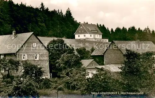 AK / Ansichtskarte Neuludwigsdorf Gasthof Pension Steuber Neuludwigsdorf