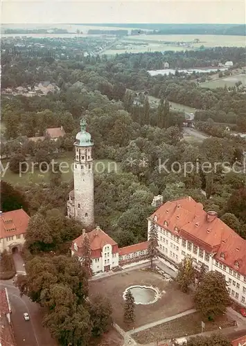 AK / Ansichtskarte Arnstadt_Ilm Schlossruine Neideck und neues Palais Luftbildserie der Interflug Arnstadt_Ilm