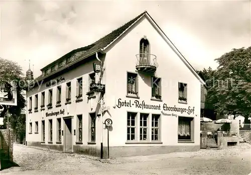 AK / Ansichtskarte Ebernburg Hotel Restaurant Ebernburger Hof Aussenansicht Ebernburg