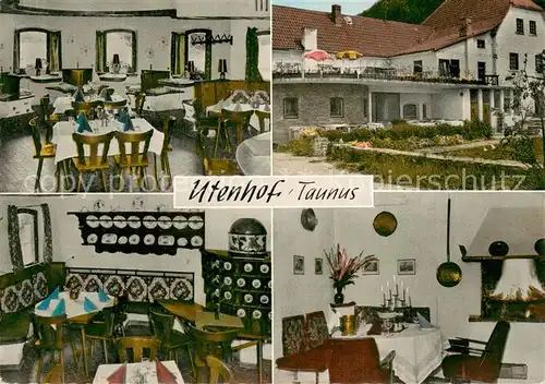 AK / Ansichtskarte Winden_Taunus Hotel Gaststaette Utenhof Innen und Aussen Winden Taunus