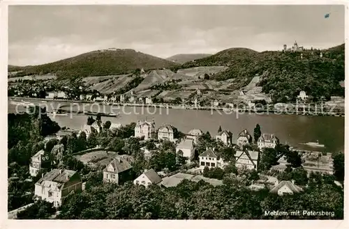 AK / Ansichtskarte Mehlem_Godesberg_Bonn Mehlem mit Petersberg 