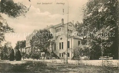 AK / Ansichtskarte Bad_Salzschlirf Kurhaus Aussenansicht Bad_Salzschlirf