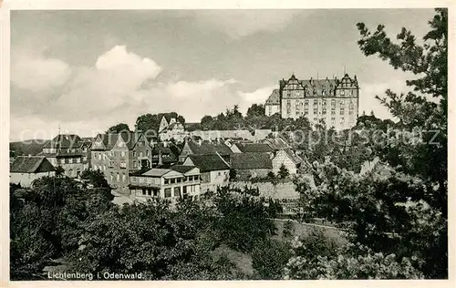 AK / Ansichtskarte Lichtenberg_Odenwald Hotel Schellhaas Lichtenberg Odenwald