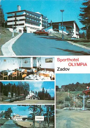 AK / Ansichtskarte Zadov_Stachy Sporthotel Olympia 