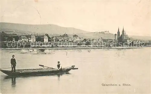 AK / Ansichtskarte Geisenheim Panorama Rheinfischer Geisenheim