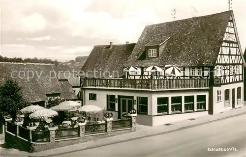 AK / Ansichtskarte Schlossborn Gaststaette Pension Schuetzenhof Schlossborn