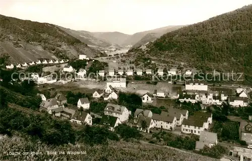 AK / Ansichtskarte Lorch_Rheingau Blick ins Wispertal Lorch Rheingau