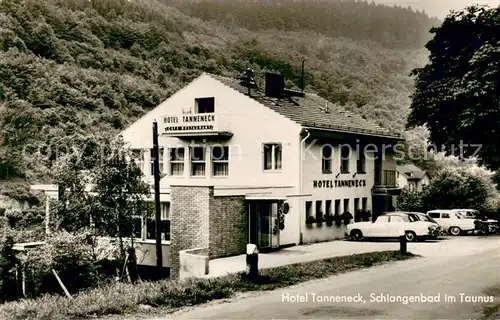 AK / Ansichtskarte Schlangenbad_Taunus Hotel Tanneneck Schlangenbad_Taunus