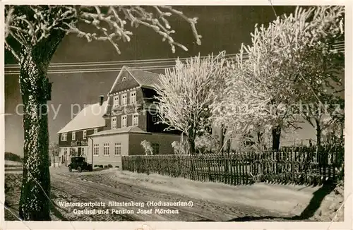 AK / Ansichtskarte Altastenberg Gasthof Pension Jos Moerchen Altastenberg