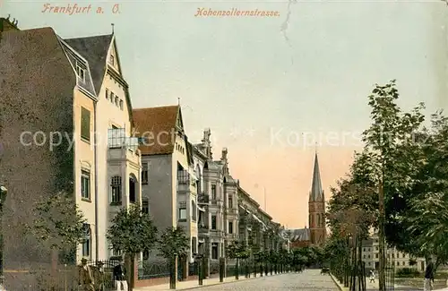 AK / Ansichtskarte Frankfurt_Oder Hohenzollernstrasse Frankfurt Oder