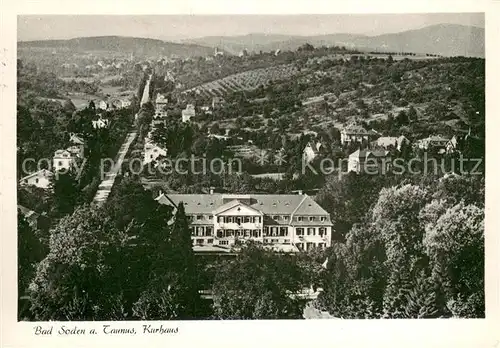 AK / Ansichtskarte Bad_Soden_Taunus Kurhaus Fliegeraufnahme Bad_Soden_Taunus