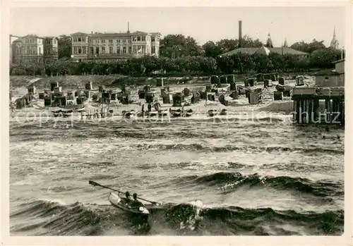 AK / Ansichtskarte Zinnowitz_Ostseebad Partie an der Seebruecke Zinnowitz_Ostseebad