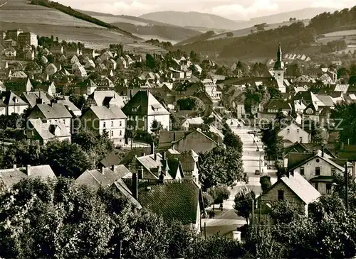 AK / Ansichtskarte Meschede Blick auf die Stadt mit Krankenhaus Meschede