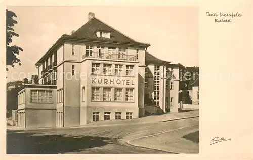 AK / Ansichtskarte Bad_Hersfeld Kurhotel Aussenansicht Bad_Hersfeld