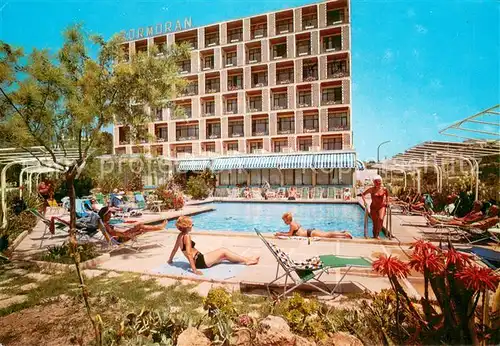 AK / Ansichtskarte Paguera_Mallorca_Islas_Baleares Hotel Cormoran Piscina Paguera_Mallorca