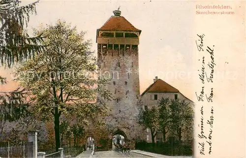 AK / Ansichtskarte Rheinfelden_AG Storchennestturm Rheinfelden AG