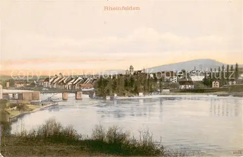 AK / Ansichtskarte Rheinfelden_AG Uferpartie am Rhein Rheinfelden AG