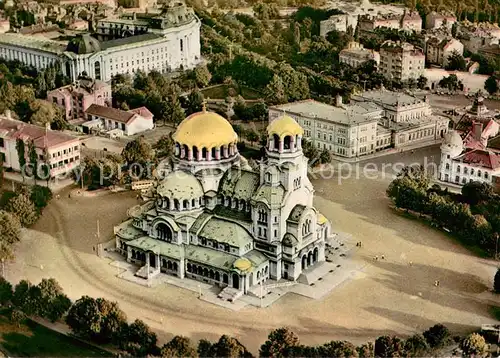 AK / Ansichtskarte Sofia_Sophia Der Dom Alexandar Newski Fliegeraufnahme Sofia Sophia