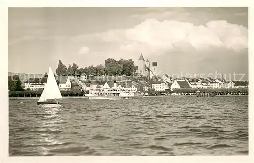 AK / Ansichtskarte Rapperswil_ Jona_SG Ansicht vom Zuerichsee aus 