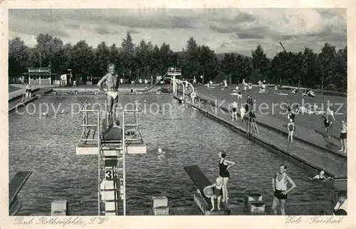 AK / Ansichtskarte Bad_Rothenfelde Sole Freibad Bad_Rothenfelde