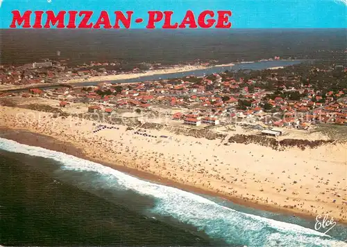 AK / Ansichtskarte Mimizan_Plage Vue generale aerienne ver la Plage Sud Mimizan_Plage