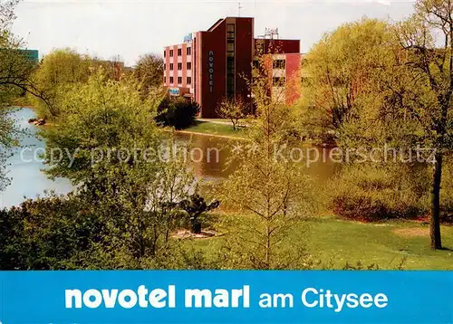 AK / Ansichtskarte Marl_Westfalen Novotel Marl am Citysee Marl_Westfalen