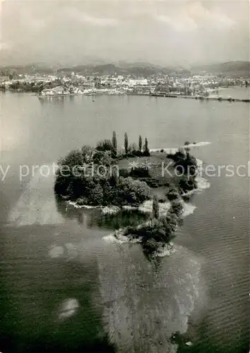 AK / Ansichtskarte Luetzelau_SZ Insel im Zuerichsee 