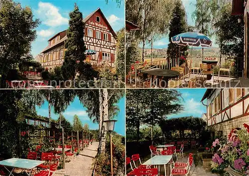 AK / Ansichtskarte Freudental_Allensbach Cafe Restaurant Wolfsberg Garten Terrasse  Freudental_Allensbach