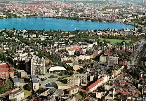 AK / Ansichtskarte Hamburg Universitaetsviertel mit Aussenalster Hamburg