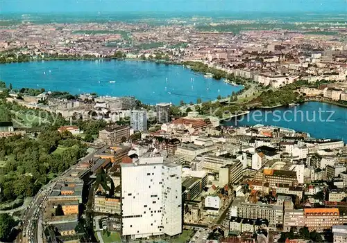 AK / Ansichtskarte Hamburg Binnen  und Aussenalster Hamburg