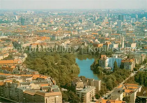 AK / Ansichtskarte Berlin Lietzensee und Teilansicht der City Berlin