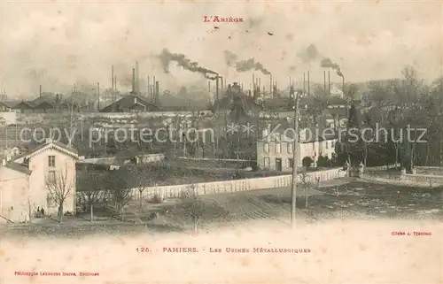 AK / Ansichtskarte Pamiers_09 Les Usines Metallurgiques 